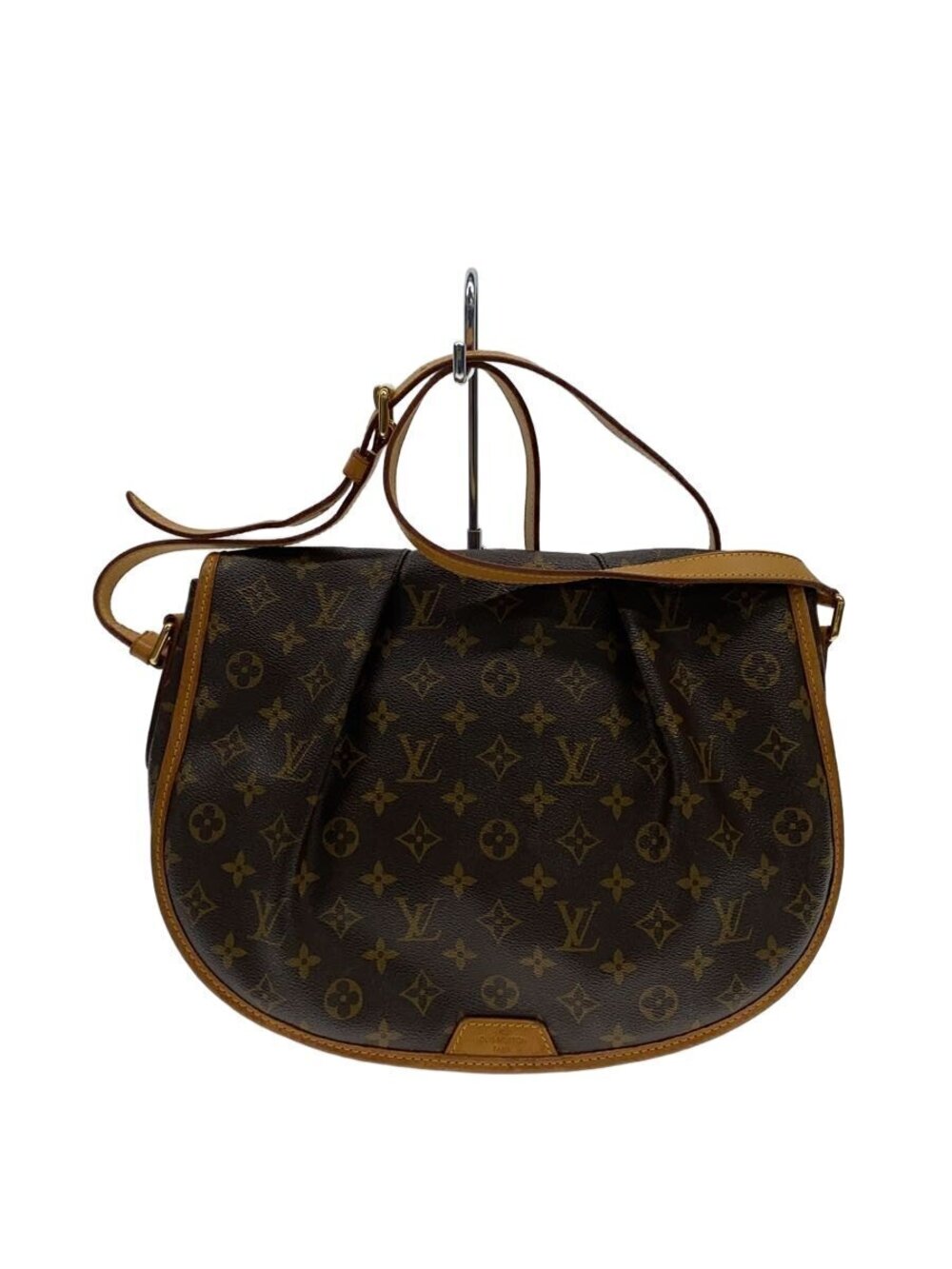 LOUIS VUITTON Menilmontant Monogram Canvas Brown